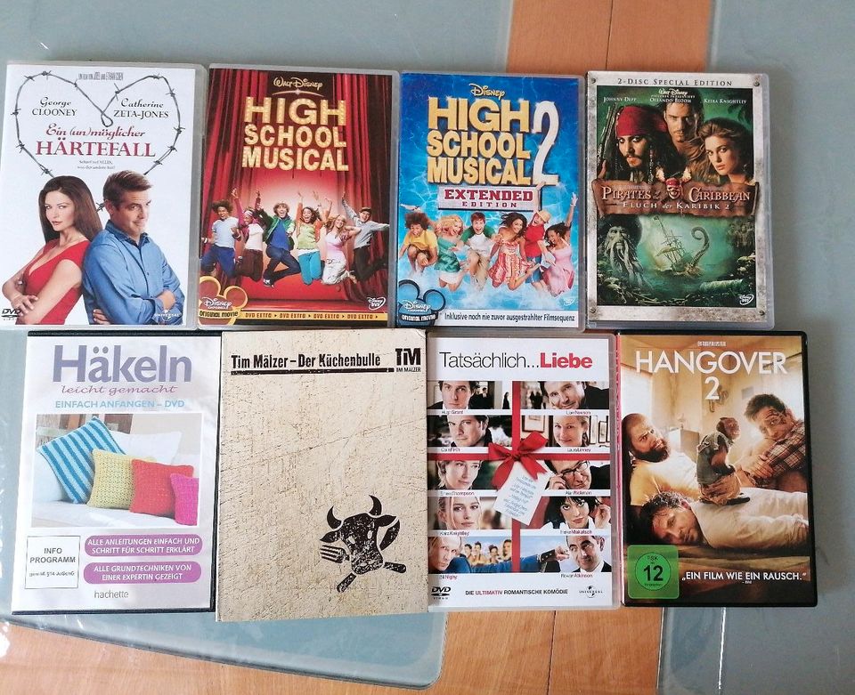 Diverse gebrauchte DVDs in Gangelt