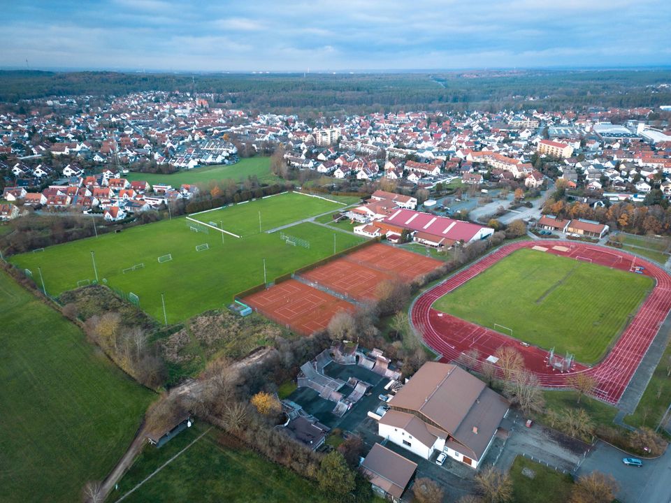 Drohnenbilder Drohnenaufnahmen Luftaufnahmen Immobilie Inspektion in Schwanstetten