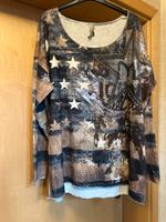 Tredy Shirt langarm Blau Camel mit Strass Stern 38 40 42 NEU Nordrhein-Westfalen - Minden Vorschau
