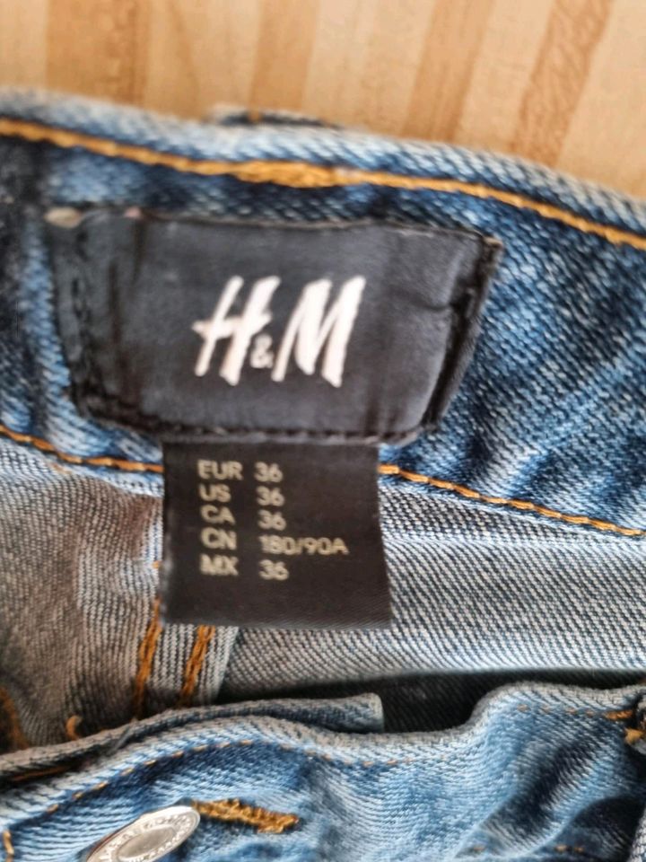 H&M * Herren Jeans  Strtch Short Gr.W36 NEU in Viernheim