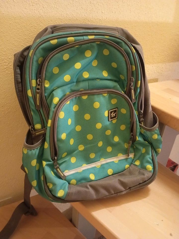 Schul Rucksack, All Out, Mint dots in Buxheim Memmingen