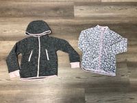 Set: H&M Fleece-Pullover Jacke Grau Sterne Kapuze Daumenloch Nordrhein-Westfalen - Weeze Vorschau