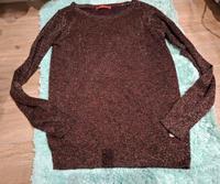 EDC Glitzer Oberteil Shirt Pullover rot schwarz Gold Gr. S Bayern - Coburg Vorschau