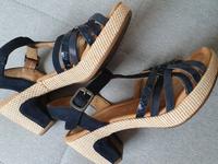 Sandalen "Gabor "  Dunkelblau, Leder Bayern - Augsburg Vorschau