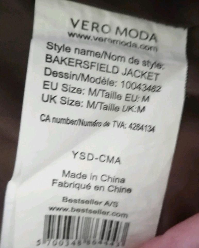 Longjacke Vero Moda, wie NEU, Gr. M Sommerjacke in Netzschkau