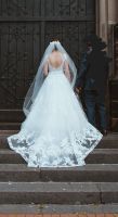 Hochzeitskleid Brautkleid 36 S Eddy K A-Linie ivory Spitze neuw Nordrhein-Westfalen - Schwalmtal Vorschau