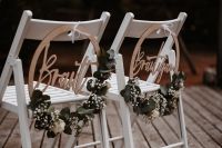 Hochzeitsschild „Braut“ und „Bräutigam“ Bayern - Werneck Vorschau