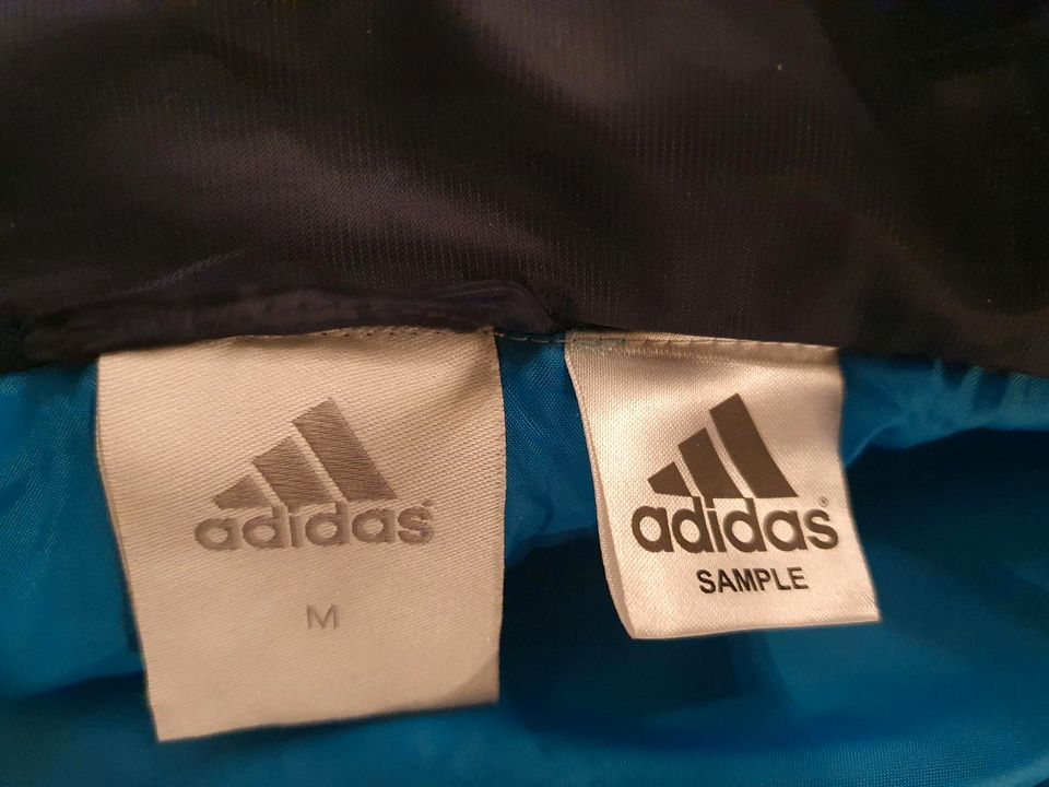 ADIDAS sample Jacke warm gefüttert M blau türkis in Krefeld