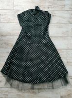 Rockabilly Kleid schwarz weiss Punkte Niedersachsen - Ankum Vorschau