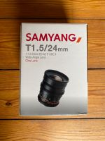 Samyang 24mm T/1,5 VDSLR ED AS IF UMC II Canon EF  in OVP Berlin - Neukölln Vorschau