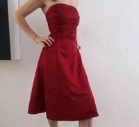 Rotes Abendkleid 32 Kleid Satin Abiball Konfirmation Jugendweihe Berlin - Spandau Vorschau