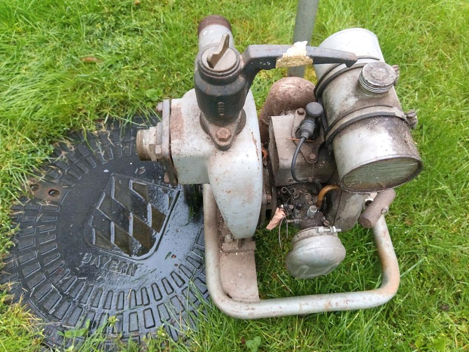 Wasserpumpe Sachs Fischteich Garten Scheunenfund in Karlskron