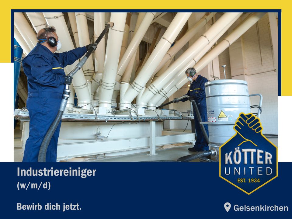 Industriereiniger (m/w/d) in Gelsenkirchen (Minijob Wochenende) in Gelsenkirchen