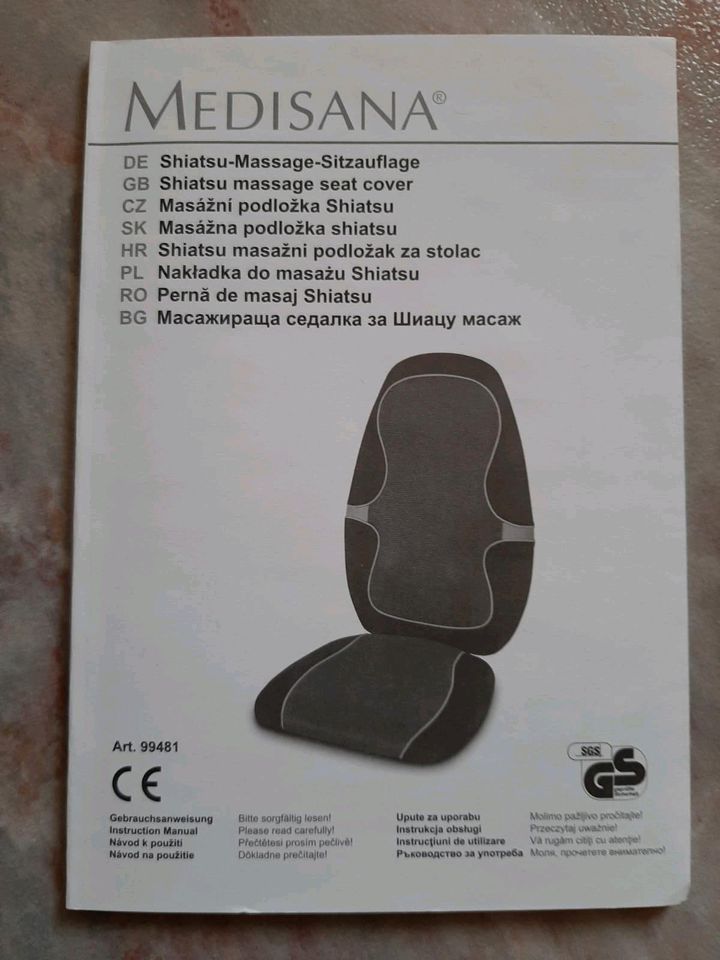 Medisana Shiatsu-Massage-Sitzauflage Mit OVP Neu in Berlin