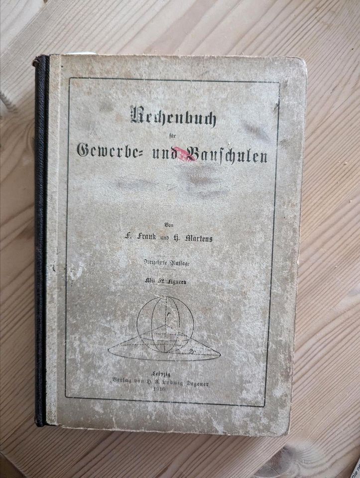 Rechenbuch  für Gewerbe - und Bauschulen  1910 in Westerland