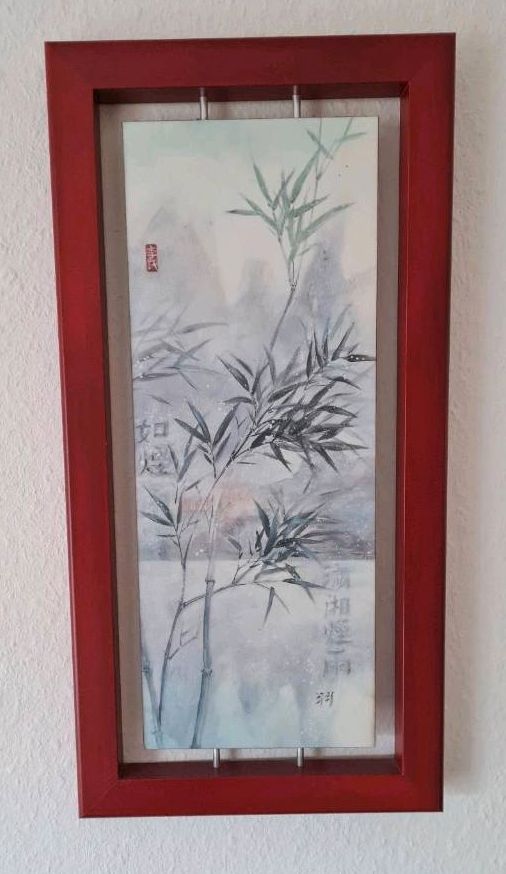 2 Bilder Asia Bambus je 30x60 cm in Rottenburg am Neckar