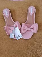 Damen Schleifen Sandaletten von H&M Echt Leder Mitte - Wedding Vorschau