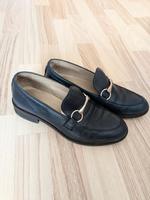 Marc O'Polo Loafers Halbschuhe Schuhe Leder dunkelblau Berlin - Köpenick Vorschau