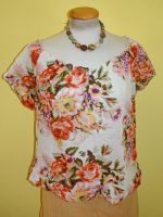 Tunika Only Shirt mit großen Blüten bunt Gr L wie neu Versand Berlin - Schöneberg Vorschau