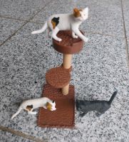 Schleich Katzen mit Kratzbaum Nordrhein-Westfalen - Kerpen Vorschau