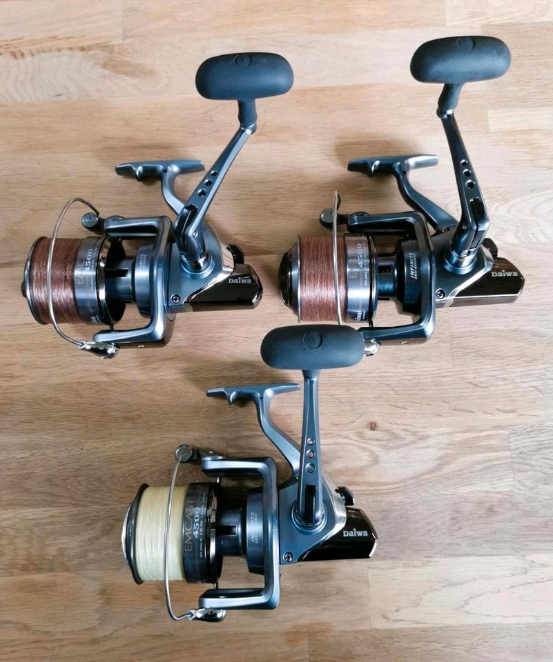 Daiwa Emcast 4500 Big Pit Rollen Karpfenrollen Großfisch Wels TOP in Bad Bentheim