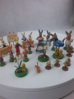 Miniatur Osterhasen Schule und Familie auf Bank Weha Kunst DDR Sachsen - Schlema Vorschau