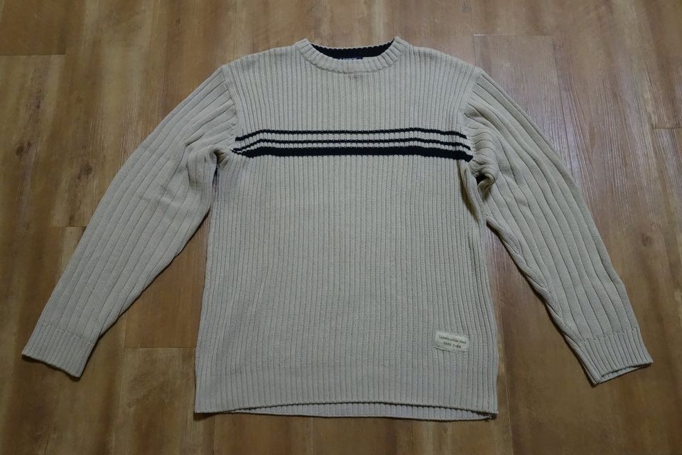 schicker Lerros Herren Strickpullover M 48 beige braun TOP in Dresden