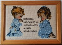Gobelin-Bild "Zwei betende Kinder" Baden-Württemberg - Bad Friedrichshall Vorschau