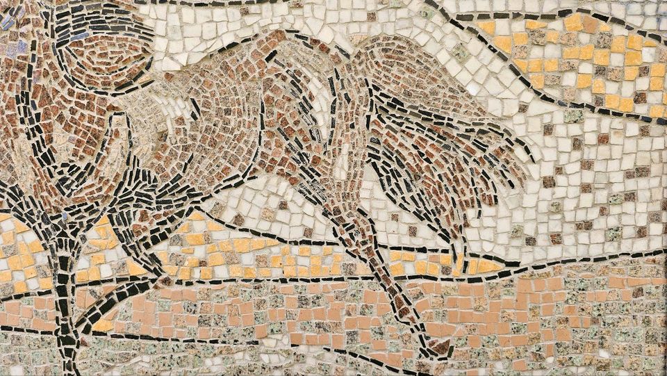 Mosaik Bild Marmor Pferd Wandbild in Kyritz