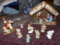 Weihnachtskrippe Krippenfiguren Krippe Engel Maria Josef Hirten Baden-Württemberg - Schwäbisch Gmünd Vorschau