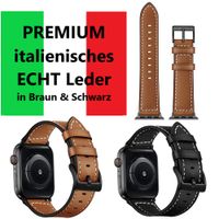 Echt Leder Armband für Apple Watch Series 6 5 4 3 2 1 SE 38-45 mm Berlin - Treptow Vorschau