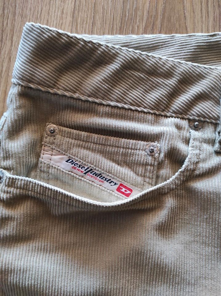 Vintage Origin Diesem Herren Cord Hose beige, Gr. 32 in Breckerfeld