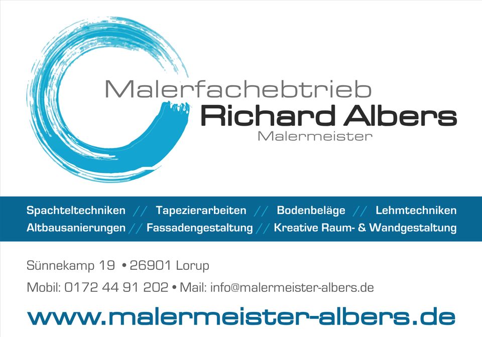 Maler und Bodenleger Geselle (m/w/d) in Lorup