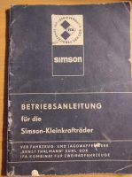 Betriebsanleitung Simson Kleinkrafträder IFA DDR Sachsen - Dahlen Vorschau