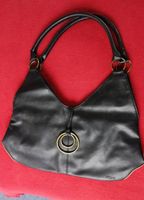 Damen Handtasche schwarz, Leder, 2 Bügel Nordrhein-Westfalen - Langenfeld Vorschau