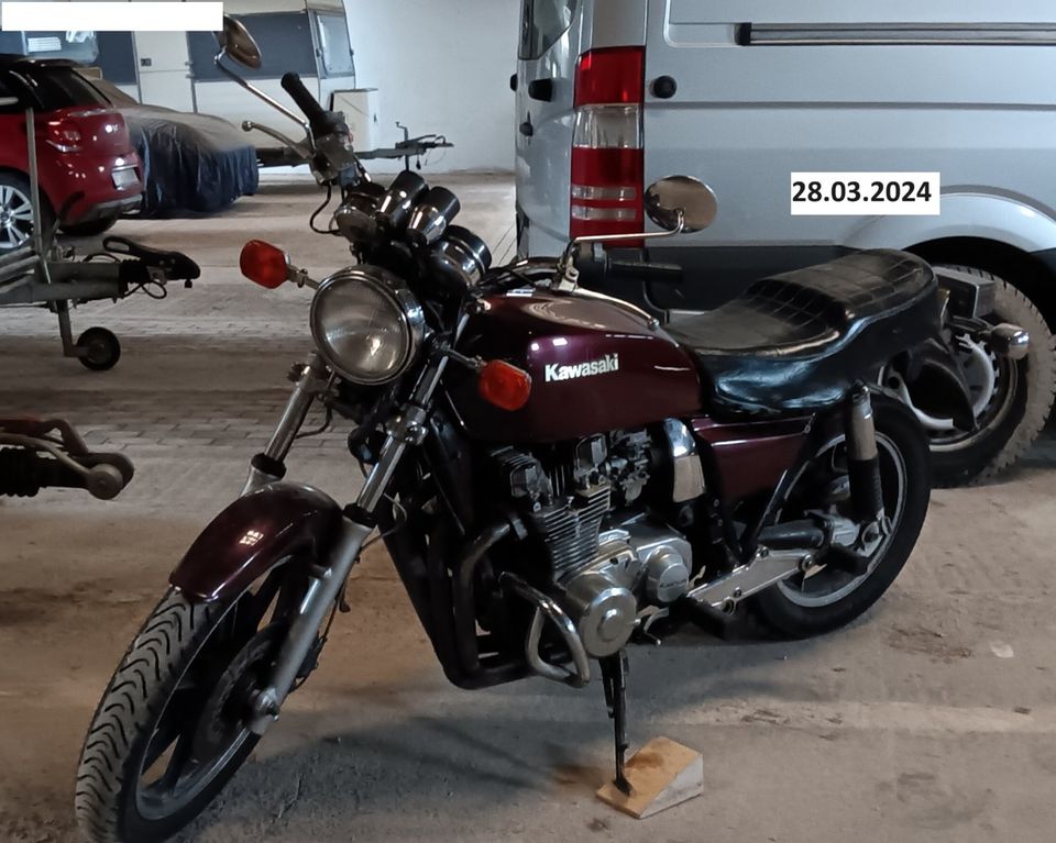 Kawasaki Z1100ST KZT 10 A, eingetragene L&W 4-1 in Waldenburg