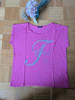 Pinkes Biba T-Shirt mit Pailletten auf der Frontseite Gr. XL Baden-Württemberg - Hüfingen Vorschau