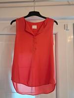 Bluse/Top von Vila in XS Farbe Rot/Koralle Bayern - Bastheim Vorschau