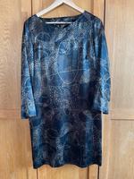 Mexx Kleid, edel, schwarz mit goldfarbenem Print. Rheinland-Pfalz - Waldalgesheim Vorschau