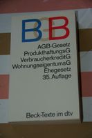 Bürgerliches Gesetzbuch BGB 35. Aufl.  Beck-Texte dtv. Schleswig-Holstein - Hoisdorf  Vorschau