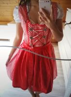 Dirndl rot weiß karierte Tracht ohne Bluse Bayern - Augsburg Vorschau