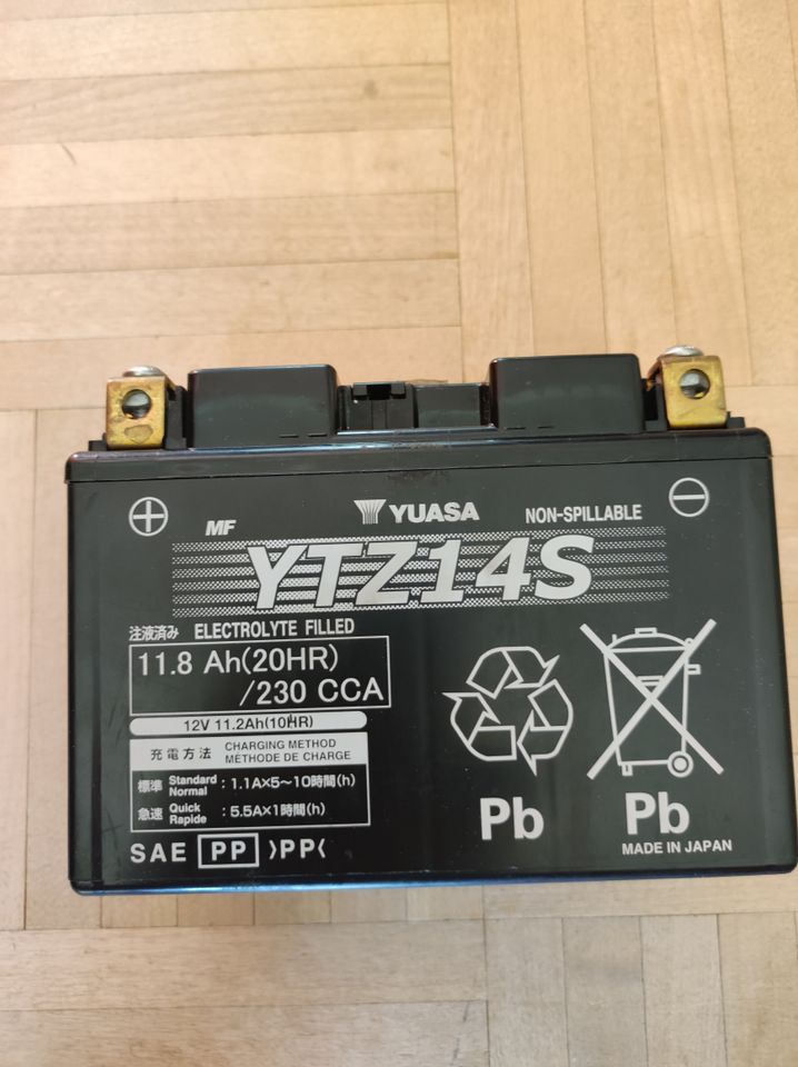 Motorrad Batterie YUASA YTZ14S  12V|11,8Ah|CCA:23 in Raisting