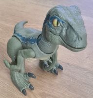 Mattel Jurassic World Velociraptor Dinosaurier Rival Primal Blue Niedersachsen - Vienenburg Vorschau