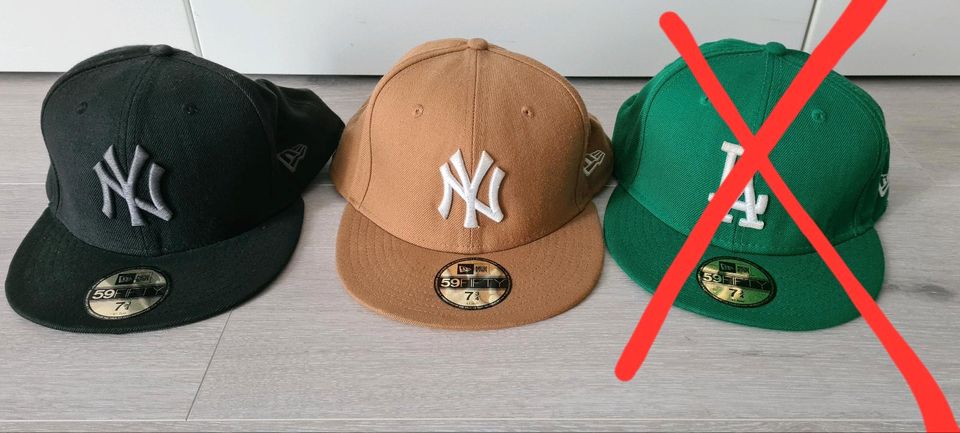 New Era 59FIFTY NY Cap 7 3/4 schwarz braun in Würzburg