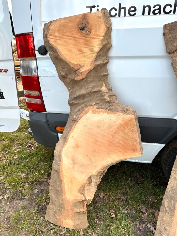 Platane Bohlen Holzbohlen Couchtisch Waschtisch Deko Holz Tisch in Bielefeld