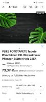 Vlies Fototapete Blätter Holz grün anthrazit Sachsen - Chemnitz Vorschau
