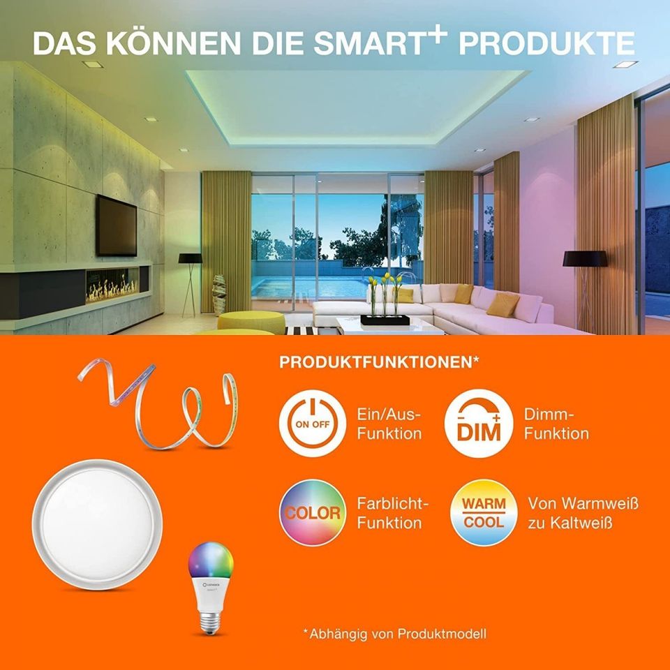 Ledvance SMART WiFi RGB LED Standleuchte Außen Wegeleuchte 80cm in Essen