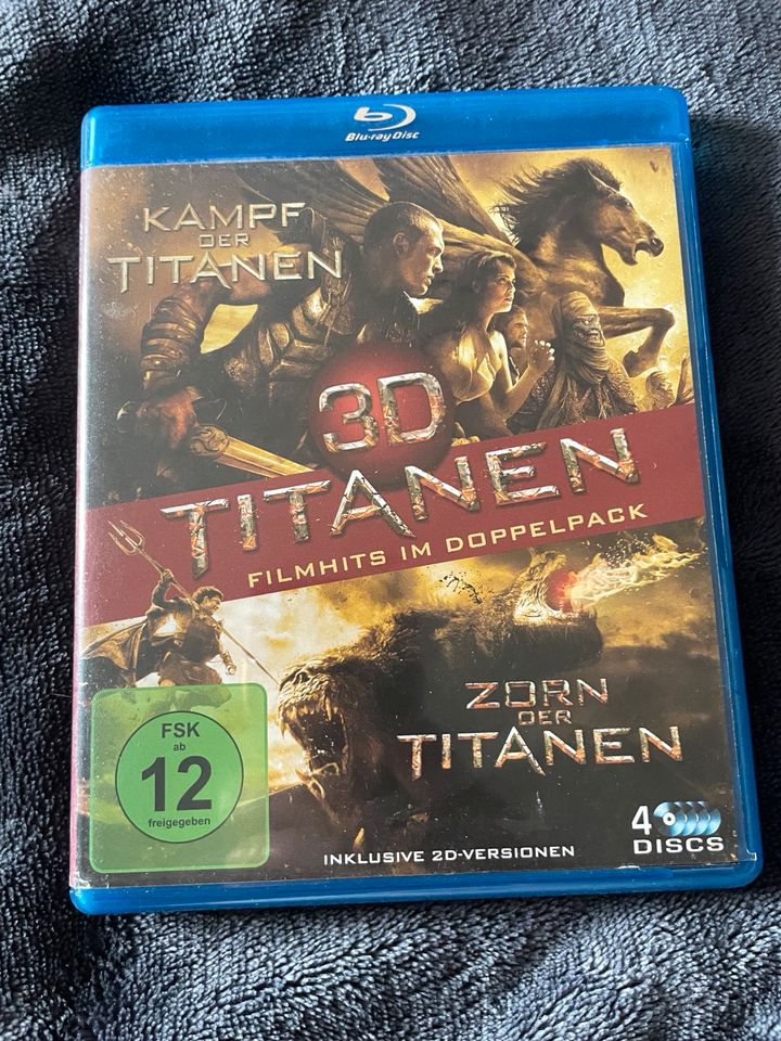 3D Titanen Doppelpack Kampf & Zorn der Titanen Blue Ray in Viersen