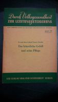 Das künstliche Gebiß und seine Pflege Heft 19 1954 Dresden - Laubegast Vorschau