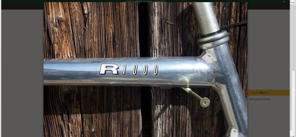 NOS CANNONDALE R1000 Alu blank aus den 90ern  - RAR !!! in Homburg